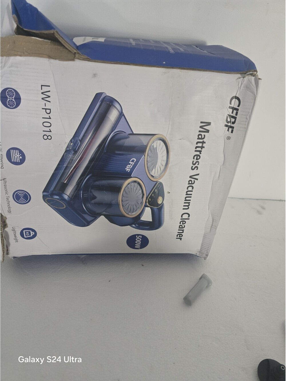 CFBF Mattress Vacuum Cleaner LW-P1018 500W UV Dust Mite Bed Vacuum Cleaner w/...